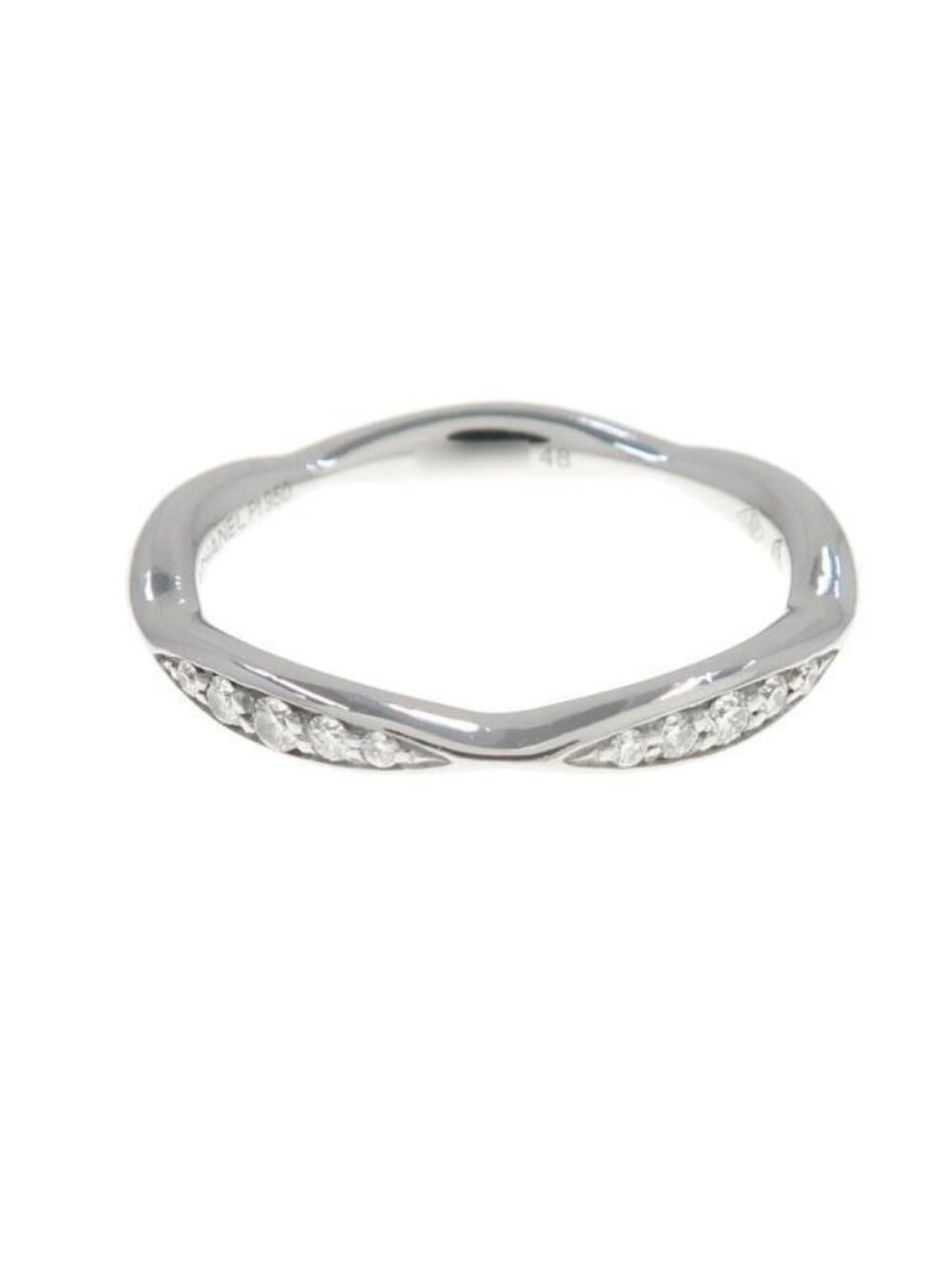 Chanel Camellia Collection Ring Half Eternity